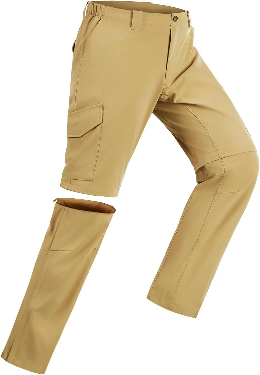 33,000ft Mens Hiking Pants Convertible Zip Off Lightweight Quick Dry Stretch UPF 50  Travel Fishing Pants Wind Proof