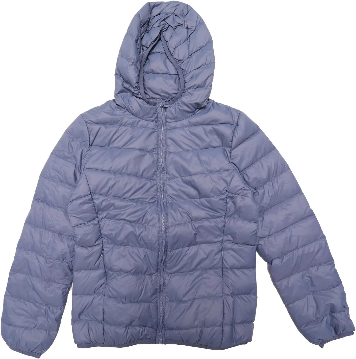 Allegra K Women's Short Down Coat Packable Hooded Puffer Jacket Winter Ultra Light Outerwear