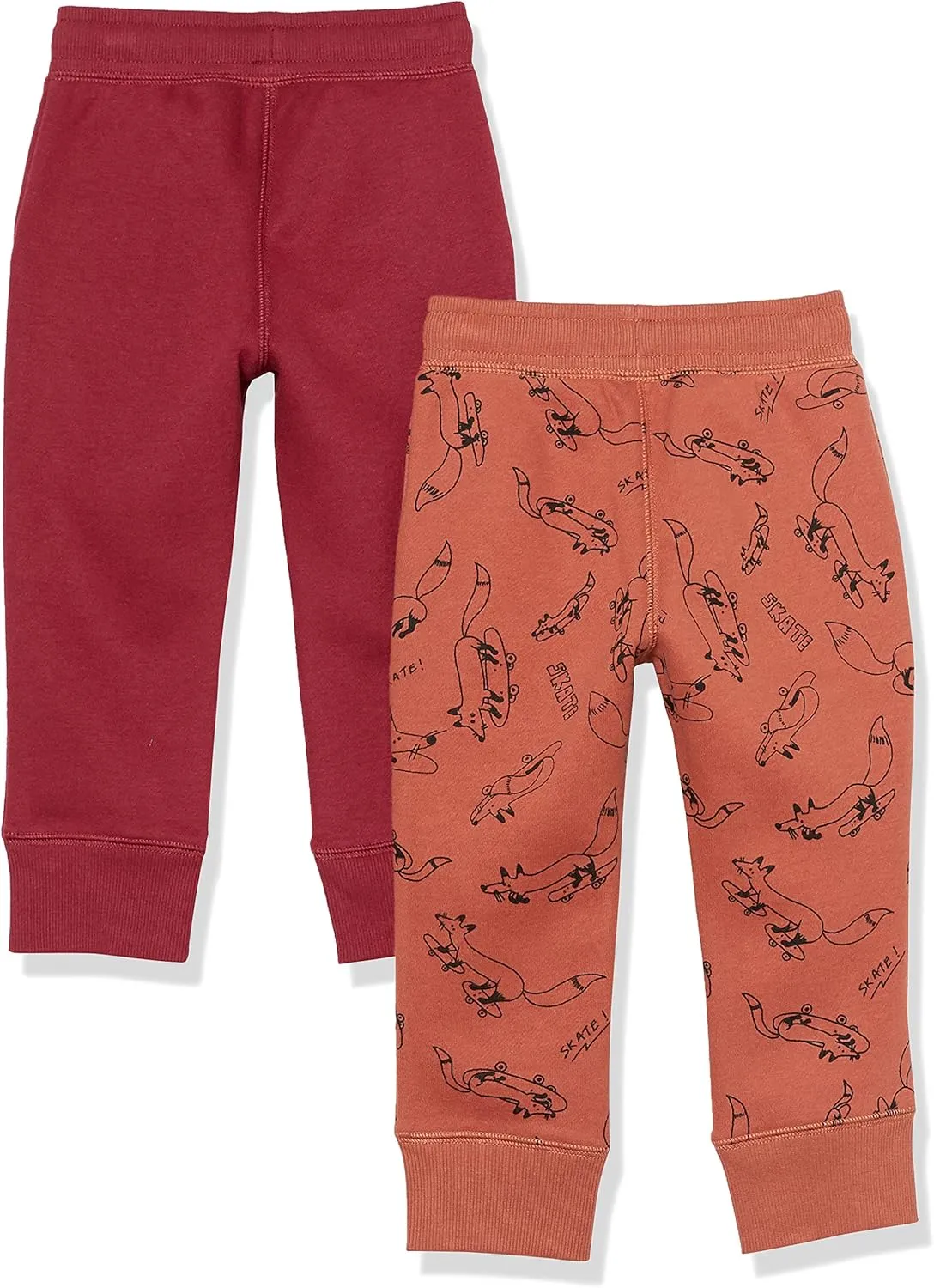 Amazon Essentials Boys and Toddlers' Fleece Jogger Sweatpants - Discontinued Colors, Multipacks