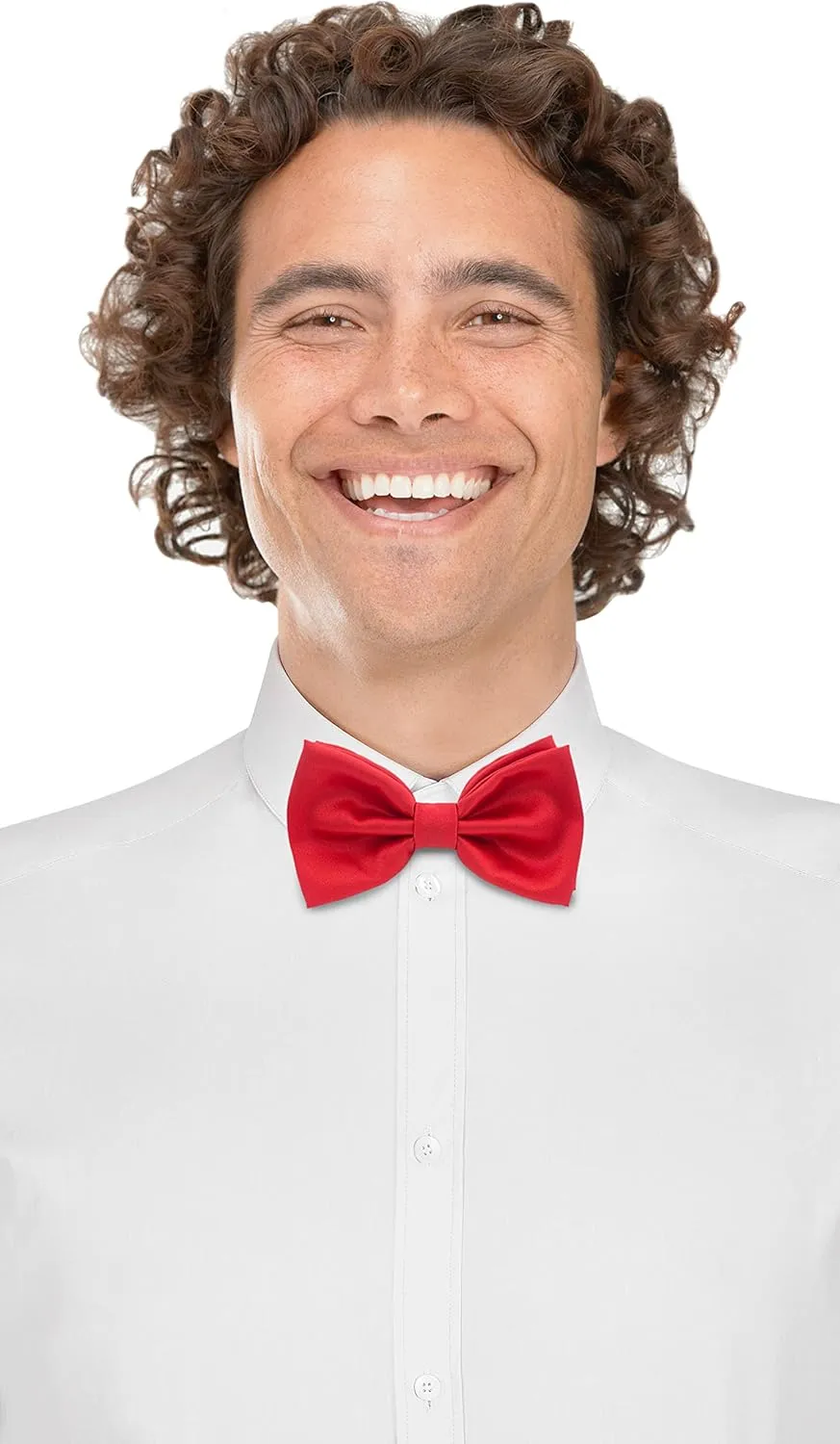 Bow Tie House Real Silk Classic Pre-Tied Bow Tie Formal Solid Tuxedo with Gift Box