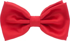 Bow Tie House Real Silk Classic Pre-Tied Bow Tie Formal Solid Tuxedo with Gift Box