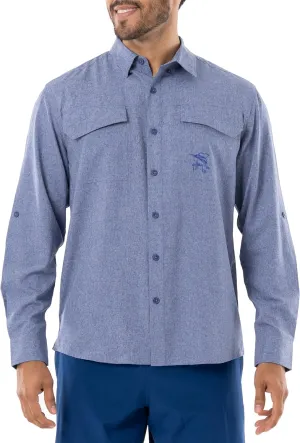 Guy Harvey Men's Long Sleeve Performance Fishing Shirt