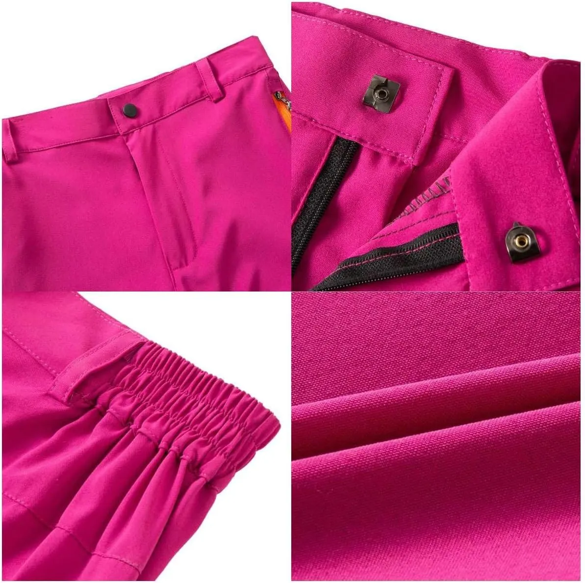 Kids Convertible Trousers Summer Zip Off Pants Boys Girls Water Repellent Windproof Quick Dry Casual Pants