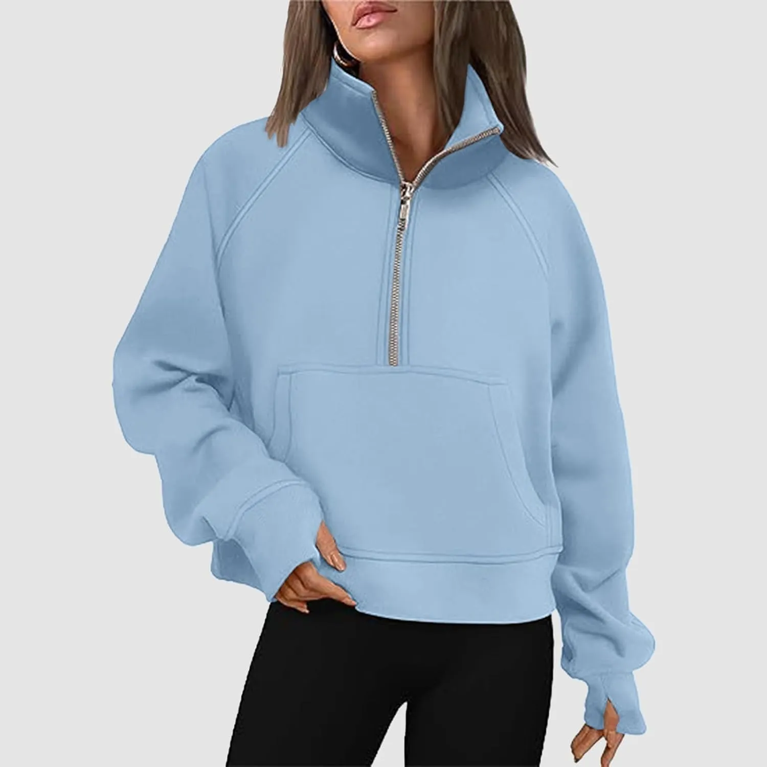 Linen Shirts for Women V Neck Button Up Sexy Blouses Lapel Collar Comfort Tops Long Sleeve Loose Shirts