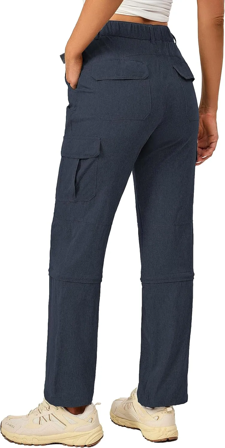 Little Donkey Andy Women's Hiking Pants Quick Dry Convertible Pants, Lightweight Zip-Off Outdoor Travel Cargo Pants