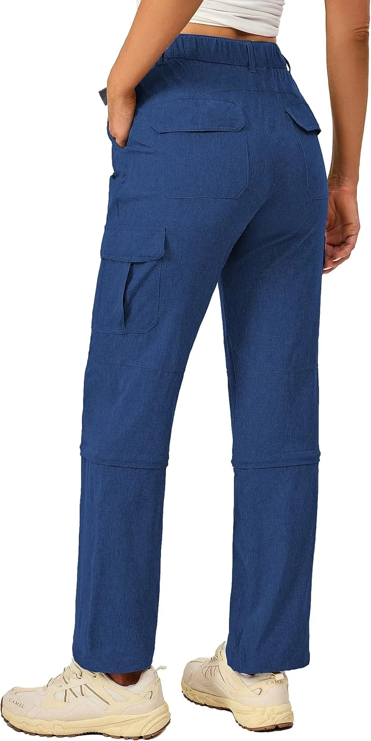 Little Donkey Andy Women's Hiking Pants Quick Dry Convertible Pants, Lightweight Zip-Off Outdoor Travel Cargo Pants