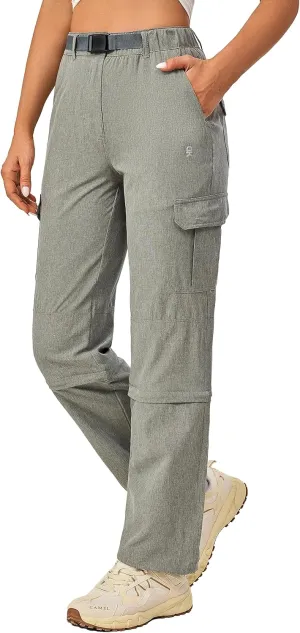 Little Donkey Andy Women's Hiking Pants Quick Dry Convertible Pants, Lightweight Zip-Off Outdoor Travel Cargo Pants