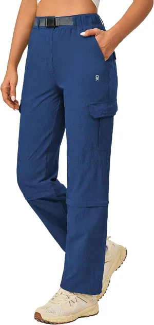 Little Donkey Andy Women's Hiking Pants Quick Dry Convertible Pants, Lightweight Zip-Off Outdoor Travel Cargo Pants