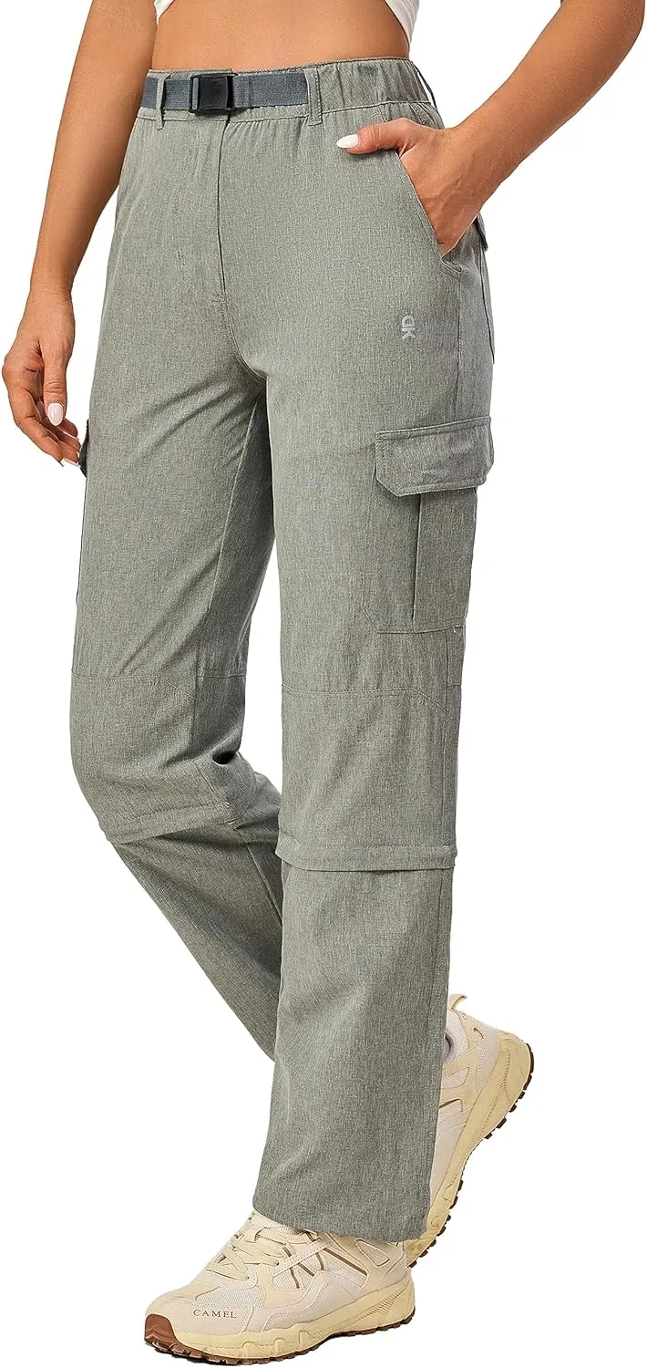 Little Donkey Andy Women's Hiking Pants Quick Dry Convertible Pants, Lightweight Zip-Off Outdoor Travel Cargo Pants