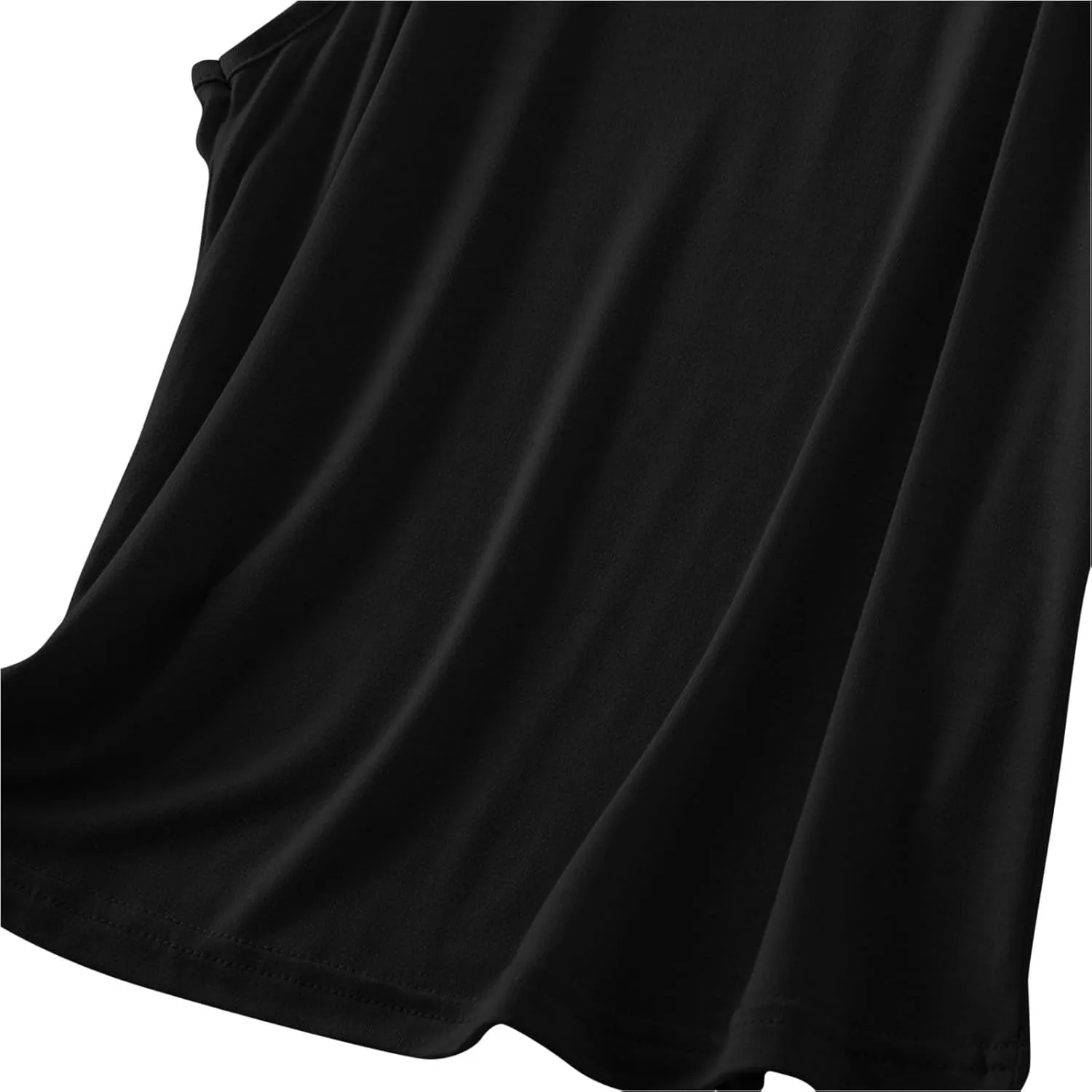 Lmdudan Tank Tops for Women Crewneck Spaghetti Strap Camisole Loose Fit Sleeveless Tees Casual Summer Racerback Shirts