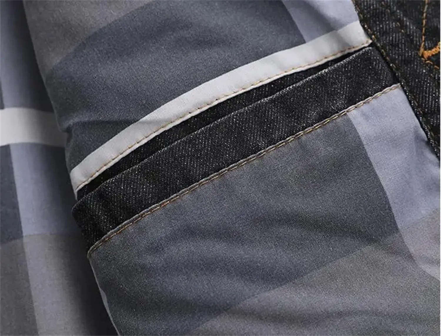 Men Classic Casual Denim Jackets Autumn Loose Fit Jean Coats Black Plus Size Button Down Trucker Outwear Tops