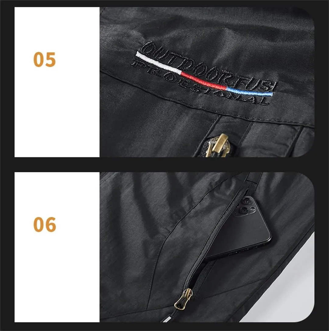 Men Fishing Waistcoats Outdoor Journalist Photography Camping Vest Multi-Pocket Breathable Sleeveless Jacket