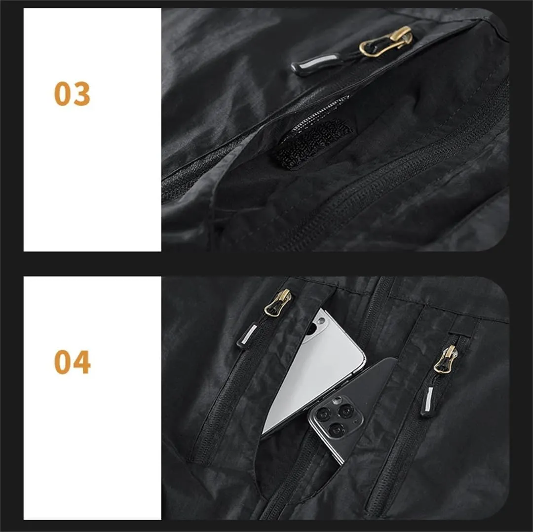 Men Fishing Waistcoats Outdoor Journalist Photography Camping Vest Multi-Pocket Breathable Sleeveless Jacket