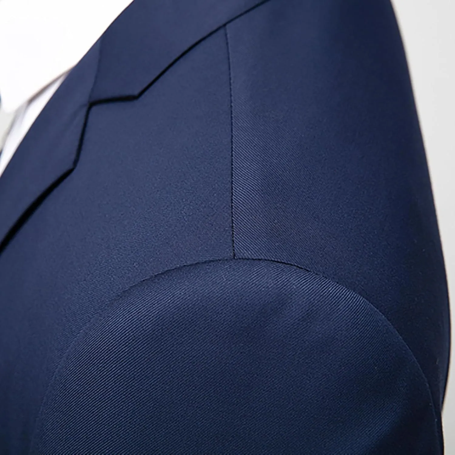 Mens 3 Piece Tuxedo Slim Fit Suit Sets One Button Blazer Jackets Lapel Vest Pant Dress Tux for Business Wedding Prom