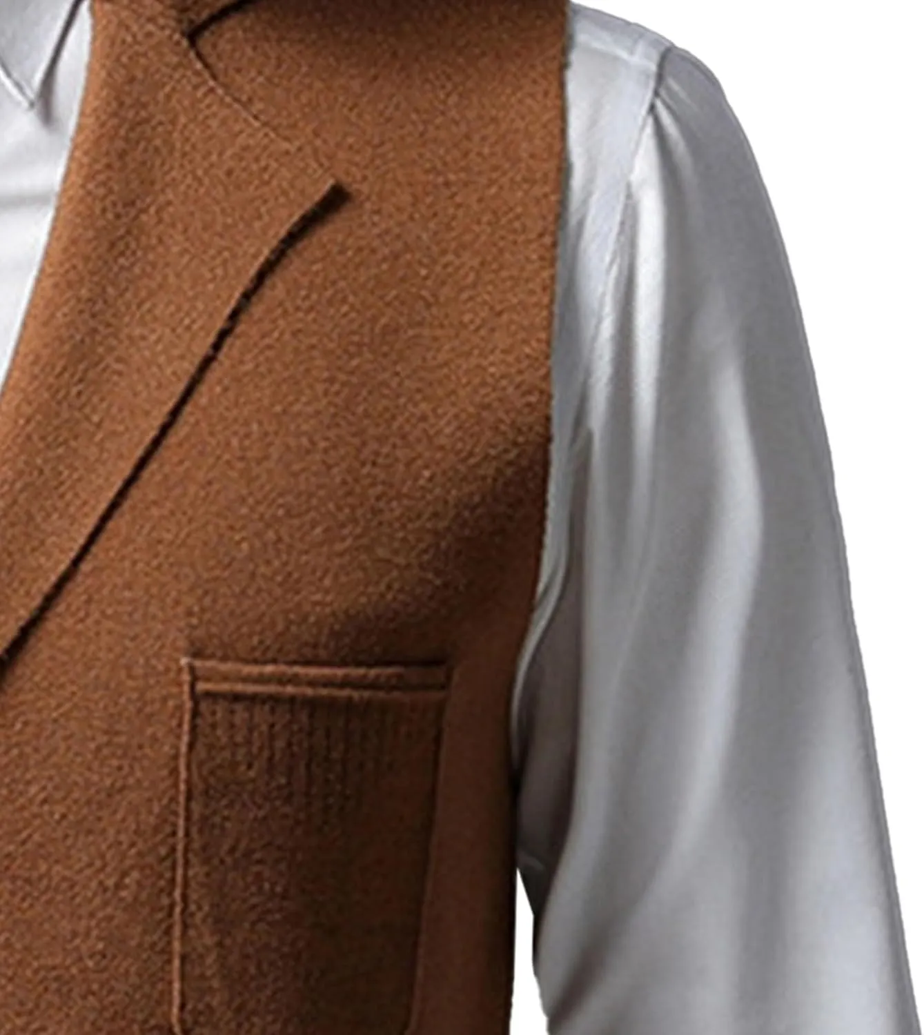 Men's Button Down Cardigan Vest Casual Knitted Slim Fit Vests Sweater Cable Knit Sleeveless Waistcoats