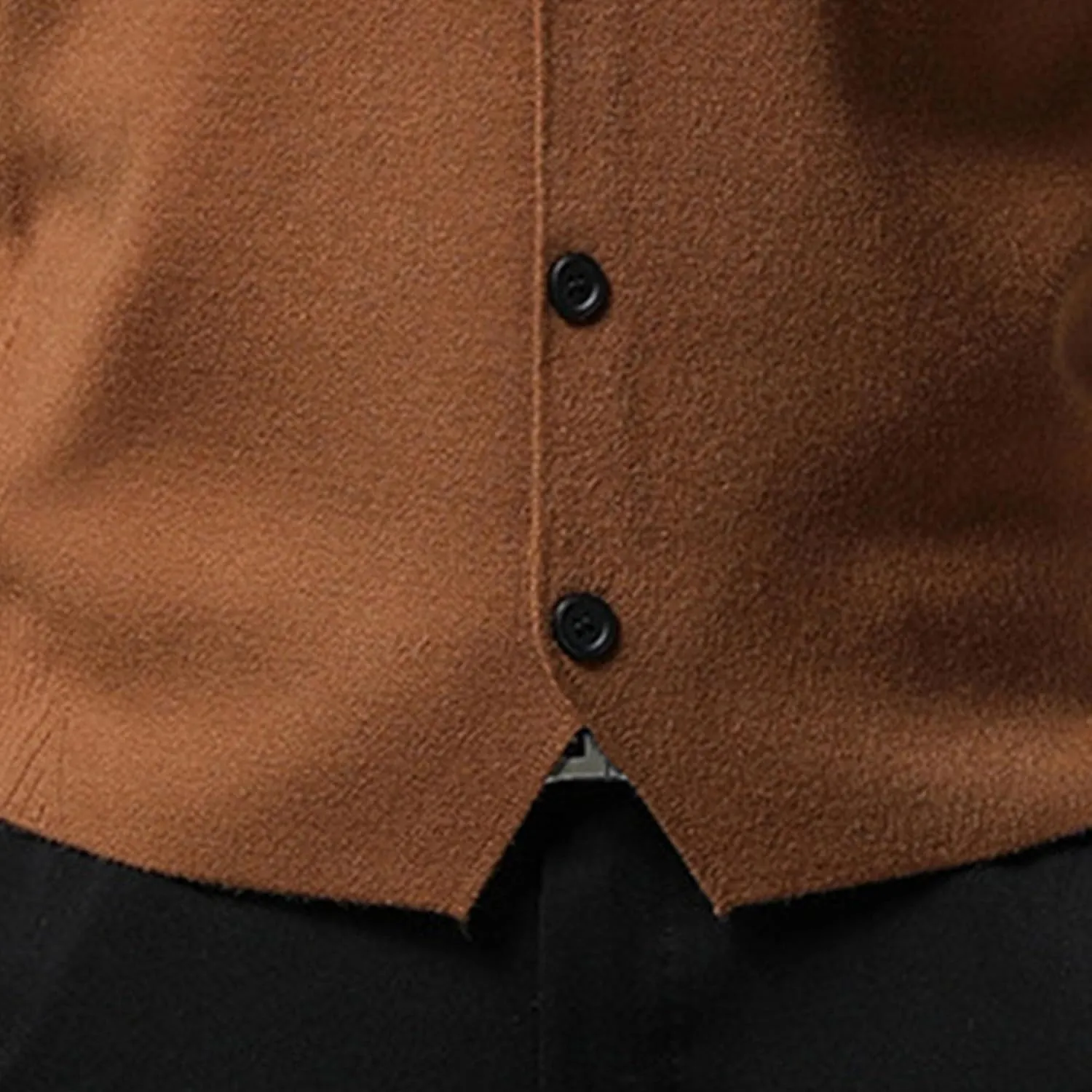 Men's Button Down Cardigan Vest Casual Knitted Slim Fit Vests Sweater Cable Knit Sleeveless Waistcoats