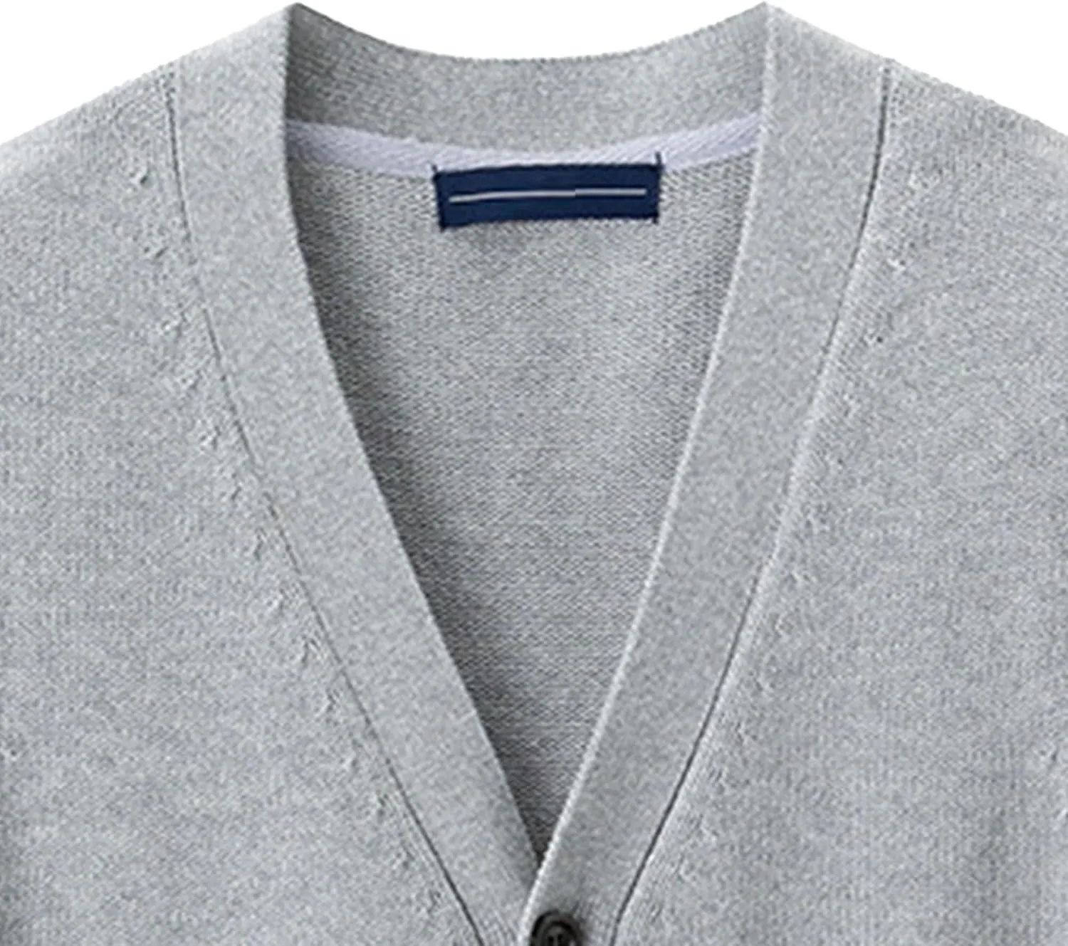 Men's Cable Knit Cardigan Vest Wool Blend V-Neck Button Sleeveless Vests Button Down Cardigan Waistcoats