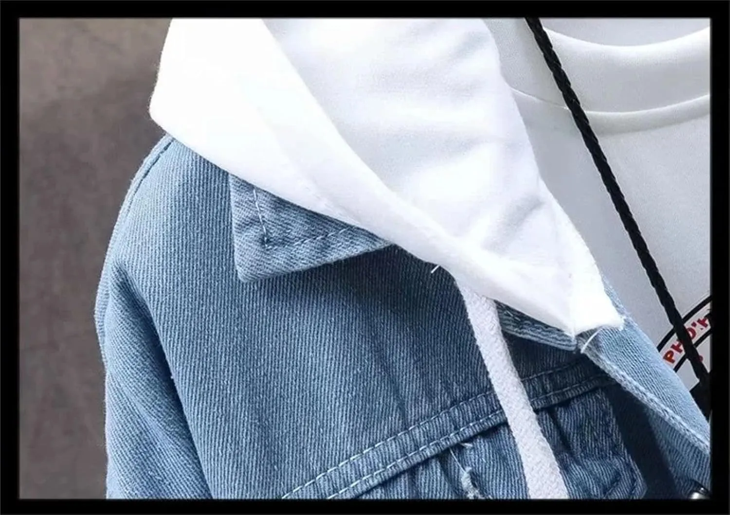 Mens Casual Hooded Denim Jacket Men Classic Vintage Jean Jacket Outerwear Trucker Jean Coats