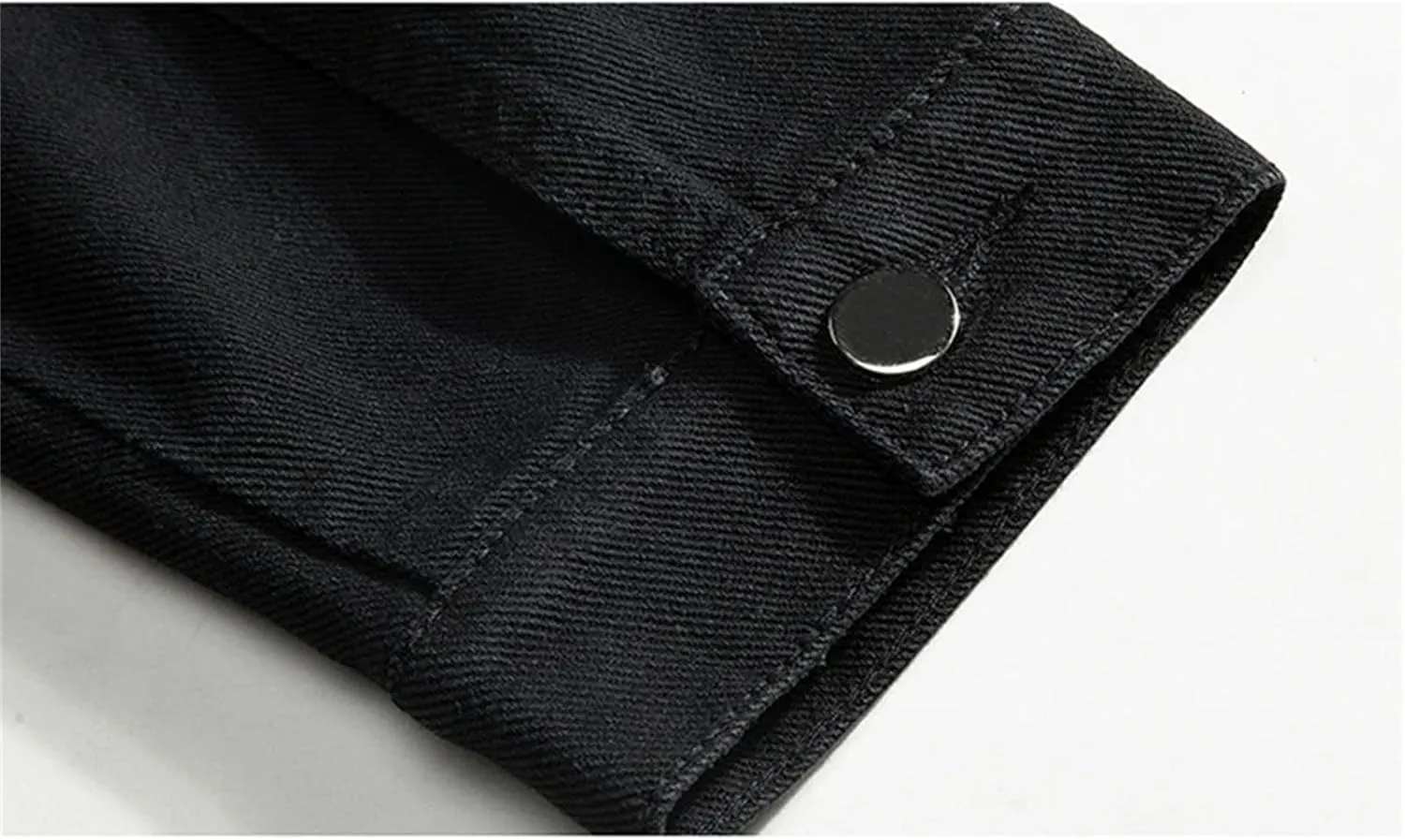 Men's Classic Casual Denim Jacket Men Loose Vintage Jean Jacket Lightweight Sport Jean Coats