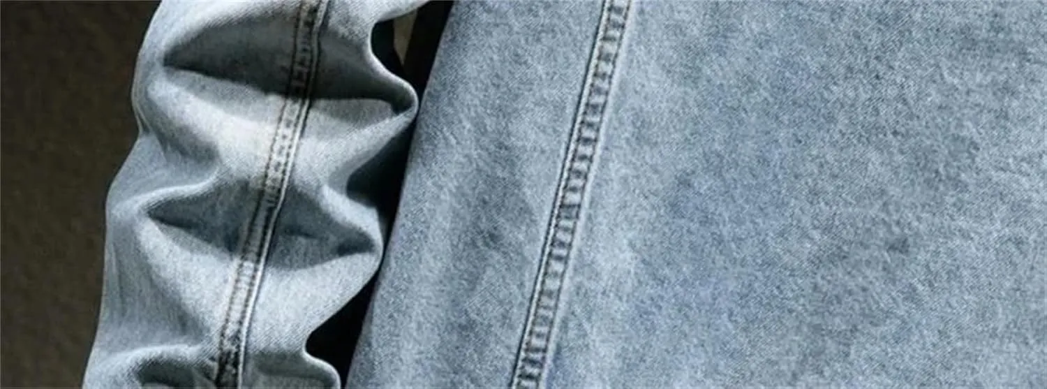 Mens Jean Coats Casual Loose Fit Button Down Denim Trucker Jacket Coat With Pockets