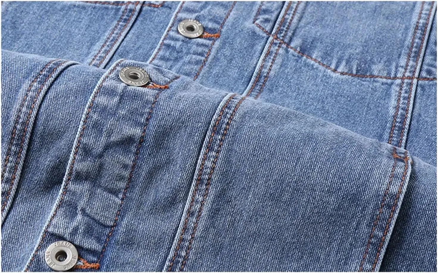 Men's Lightweight Denim Jacket Men Loose Casual Streetwear Jean Coats Classic Vintage Jean Jacket