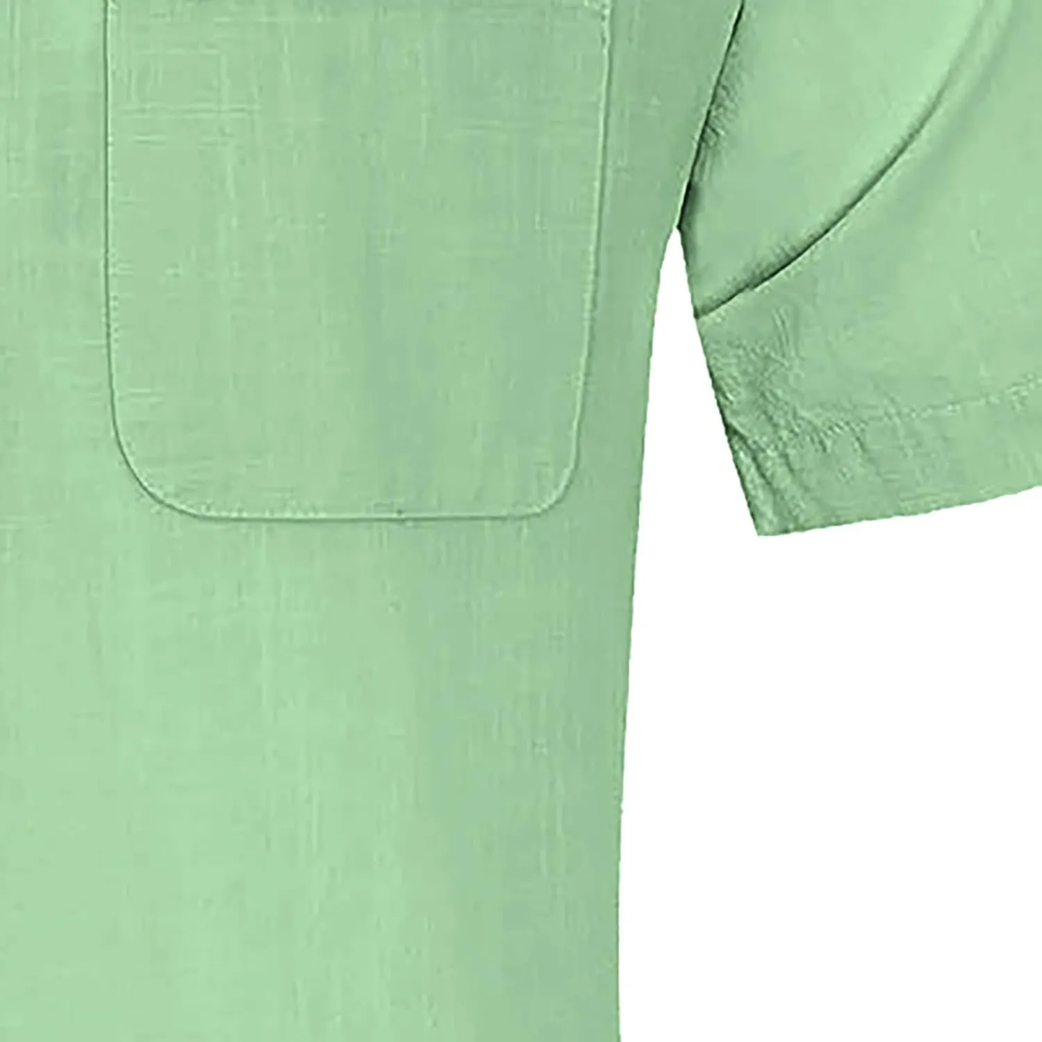 Men's Linen Shirts Hippie Short Sleeve Casual Button Down Shirt for Men Big and Tall Vacation Shirt with Pocket