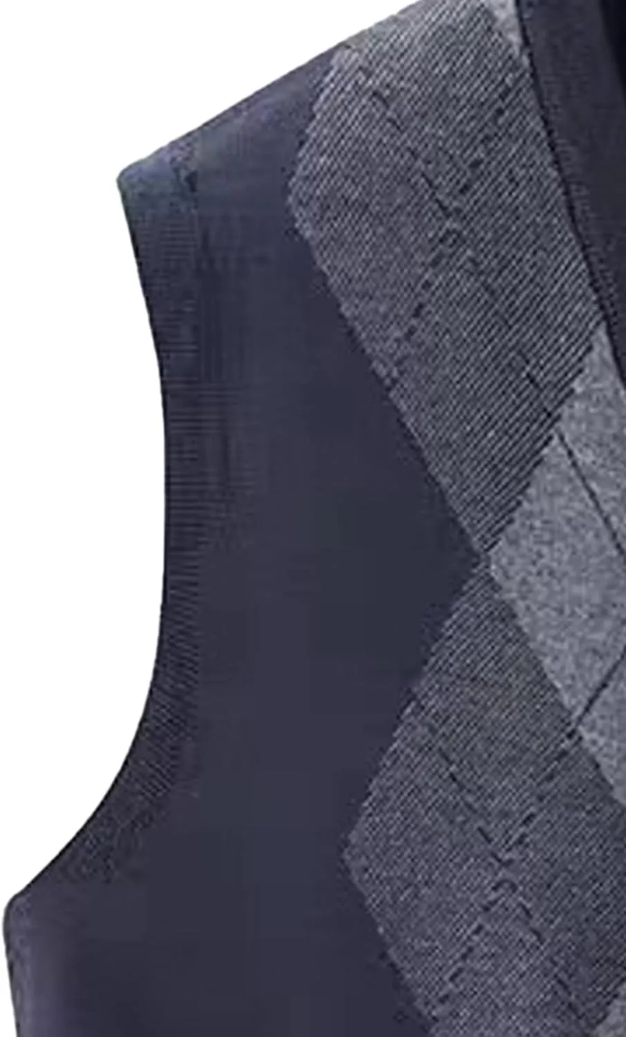 Mens V Neck Knitwear Vest Argyle Sweater Sleeveless Vests Lightweight Cotton Pullover Waistcoats