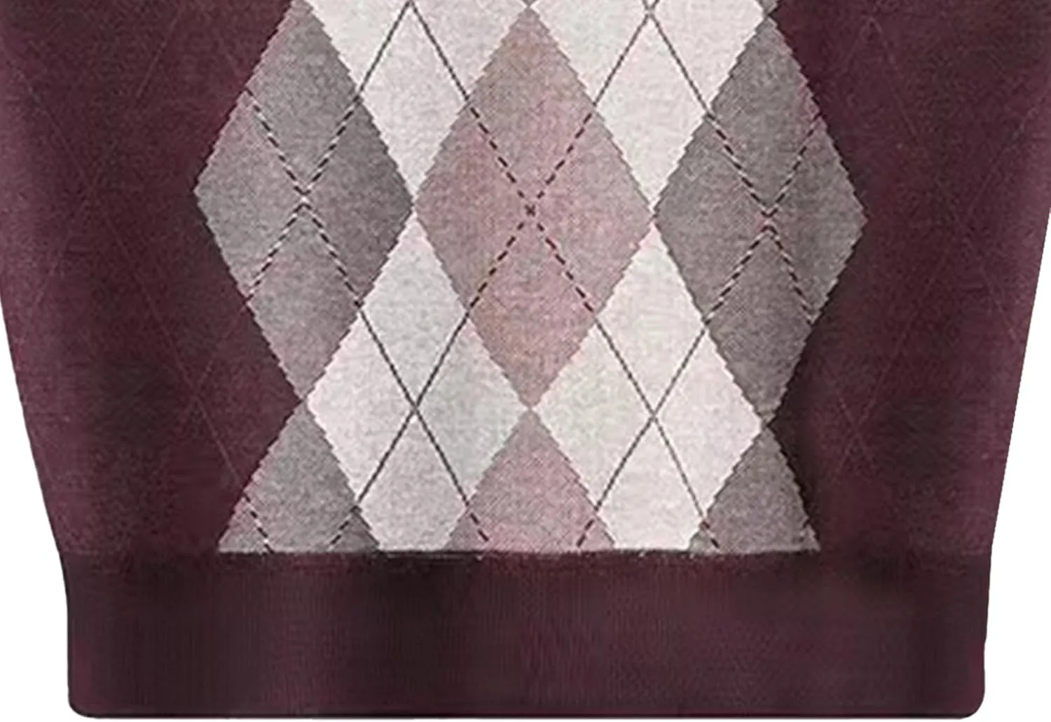 Mens V Neck Knitwear Vest Argyle Sweater Sleeveless Vests Lightweight Cotton Pullover Waistcoats