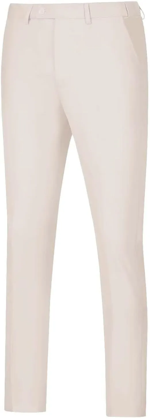 Netsky Men's Dress Pants Slim Fit Stretch Expandable-Waist Flat Front Dress Pant