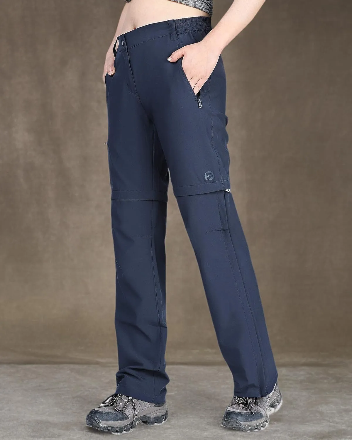 Outdoor Ventures Women's Convertible Pants, Quick Dry Hiking Zip-Off Pants, Stretch Lightweight Cargo Pants