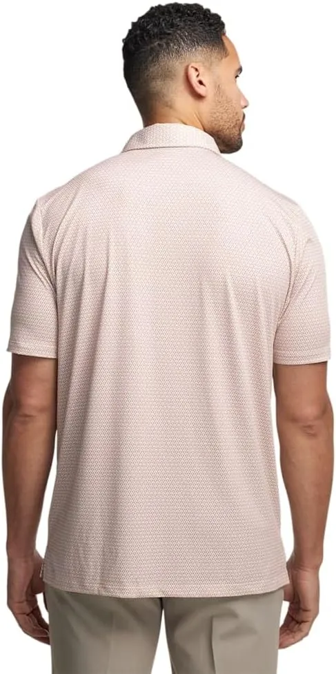 Paul Fredrick Men's Performance Blend Three Button Polo