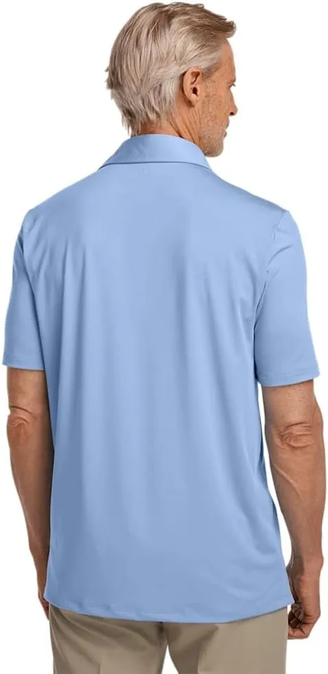 Paul Fredrick Men's Performance Blend Three Button Polo