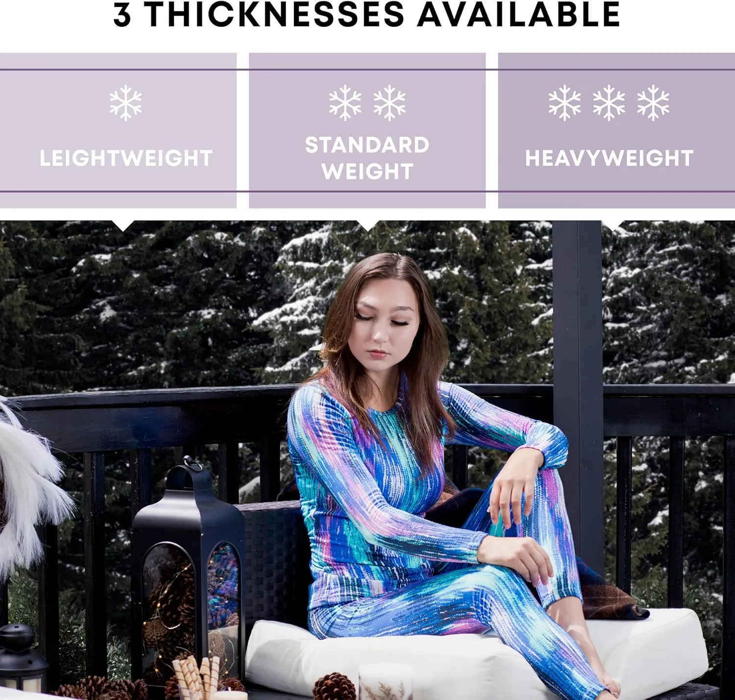 Rocky Thermal Underwear for Women, Long Johns Fleece Lined Set, Shirt & Pants, Base Layer w/Leggings/Bottoms Ski/Extreme Cold