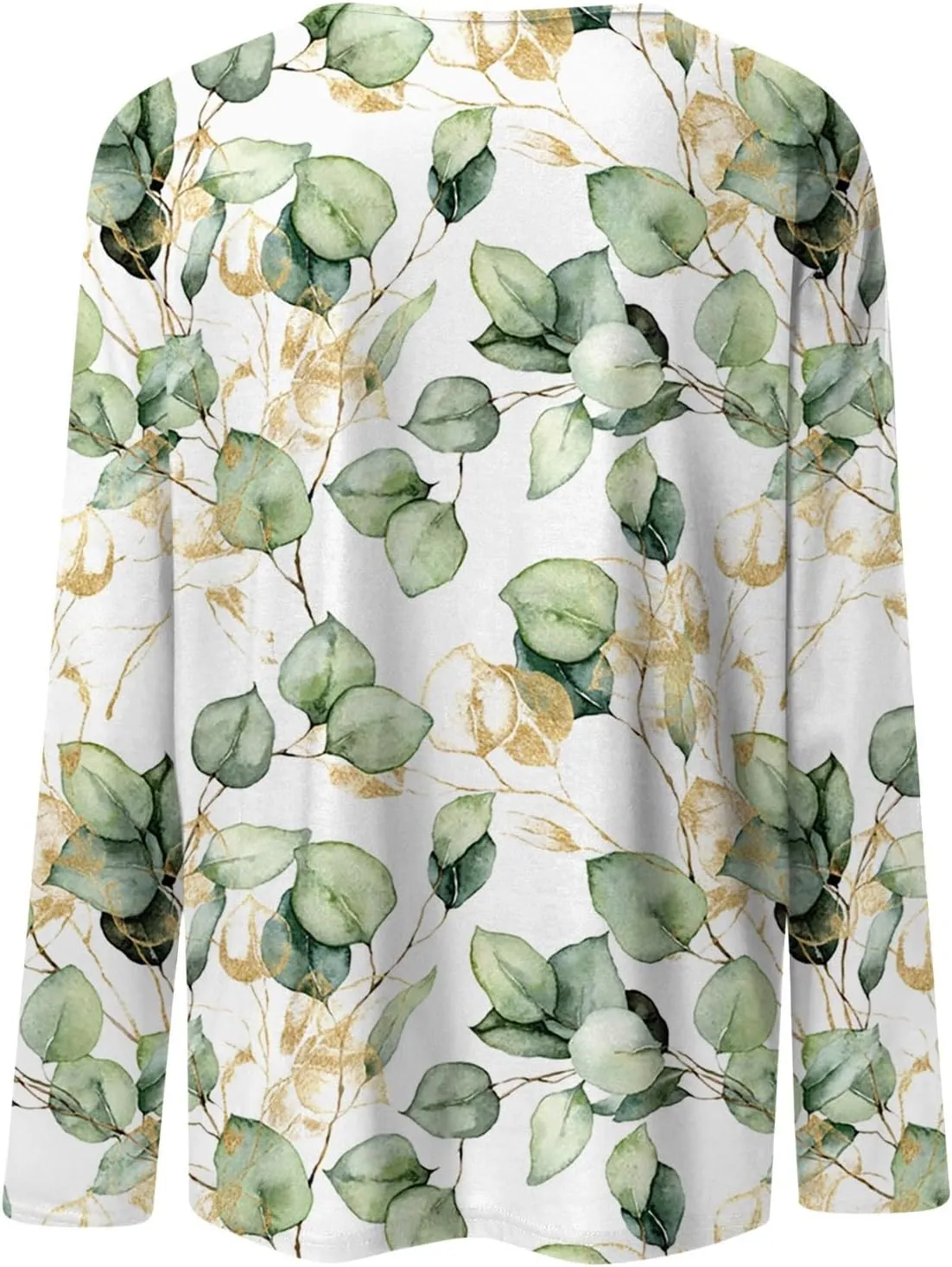 Vintage Tees for Women Women's Fashion Casual Round Neck Long Sleeve Printed T-Shirt Top
