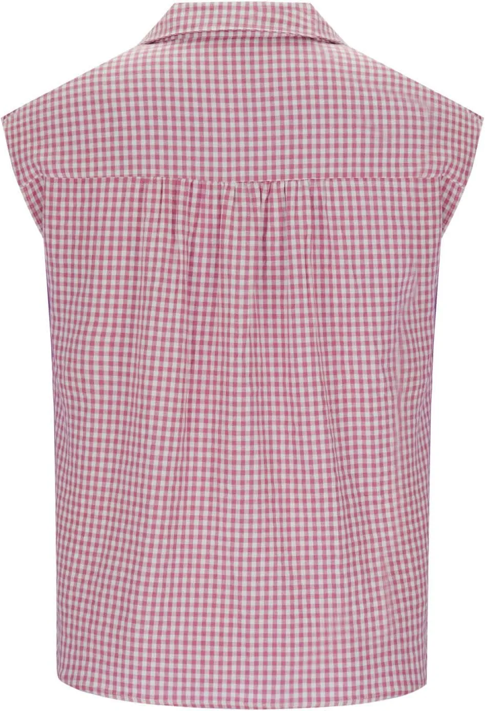 Women's Cap Sleeve Button Down Shirts Vintage Plaid Print Collared Blouse Dressy Casual Summer Tops