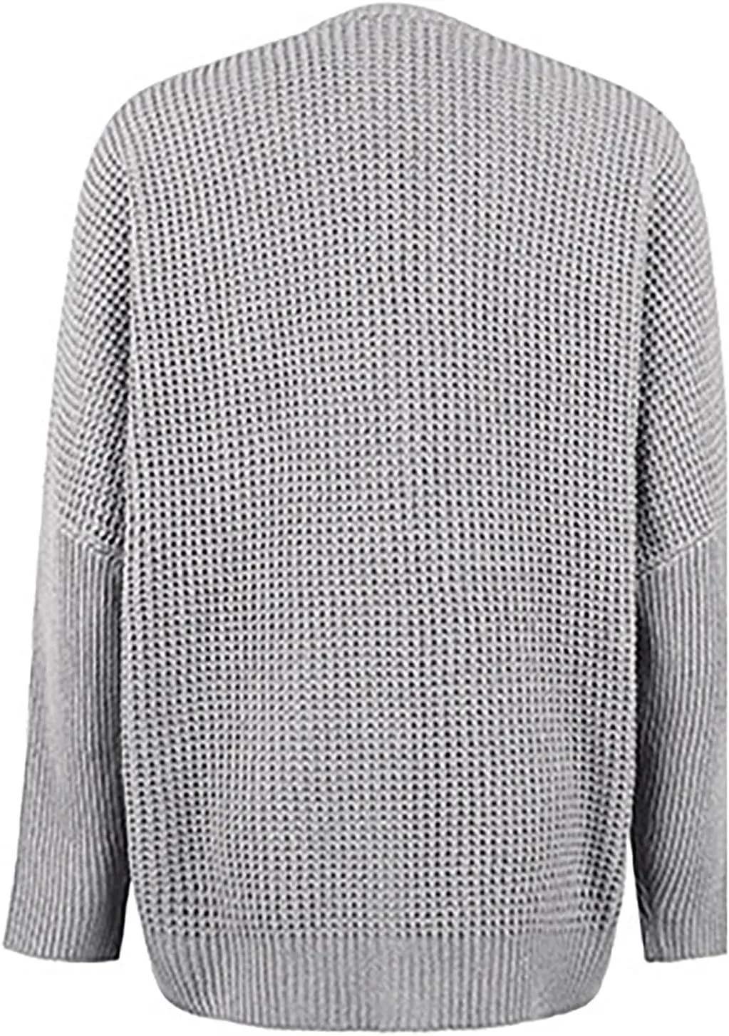 Women's Casual Fall Cardigan Sweater Long Sleeve Open Front Cardigans Button Down Oversized Knit Outwear with Pockets