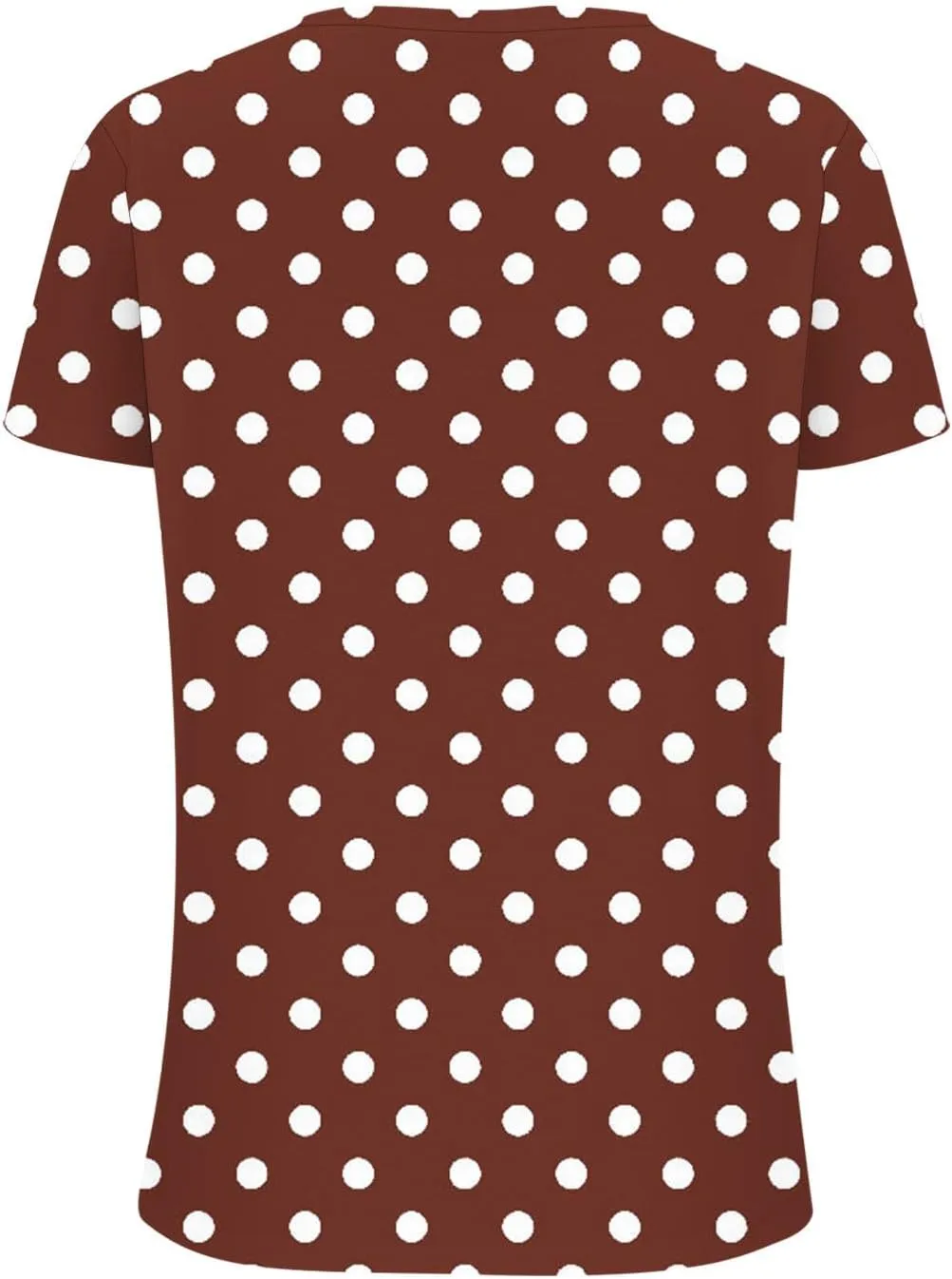 Womens Polka Dot Tops 2024 Summer Short Sleeve V Neck Tees Blouses Fashion Casual Loose Comfy Business Tshirts