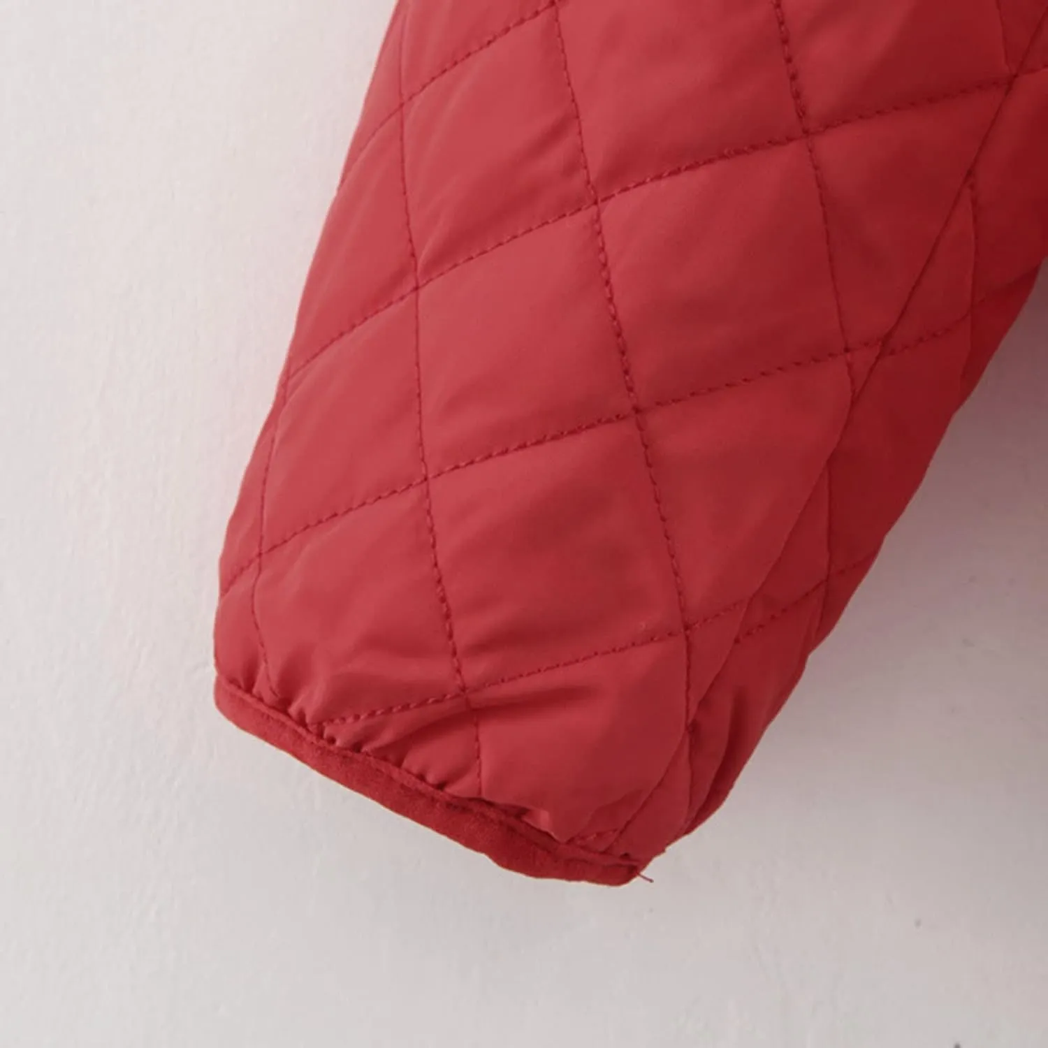 Womens Winter Quilted Lightweight Jacket Casual Hooded Long Sleeve Lined Fleece Coat Loose Comfy Daily Outing Outwear